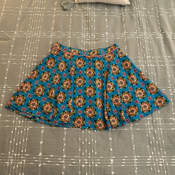 Flying tomato Floral Patterned Blue Skirt size L - Picture 1 of 8